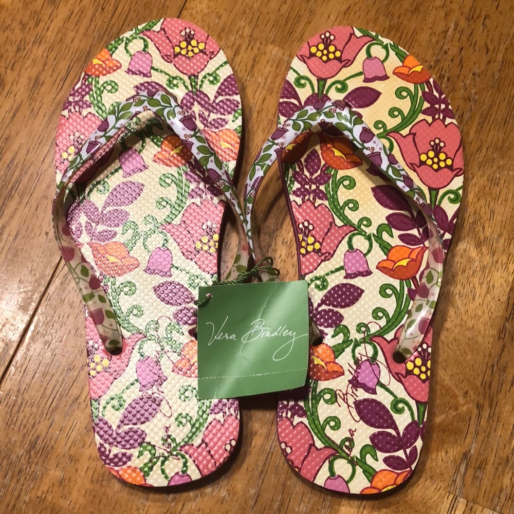 Vera Bradley flip flops - Size Small (5-6) - NWT